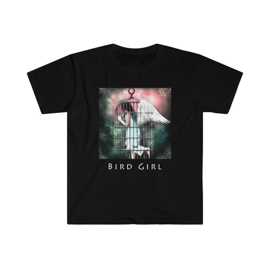 Bird Girl Black Unisex T-Shirt