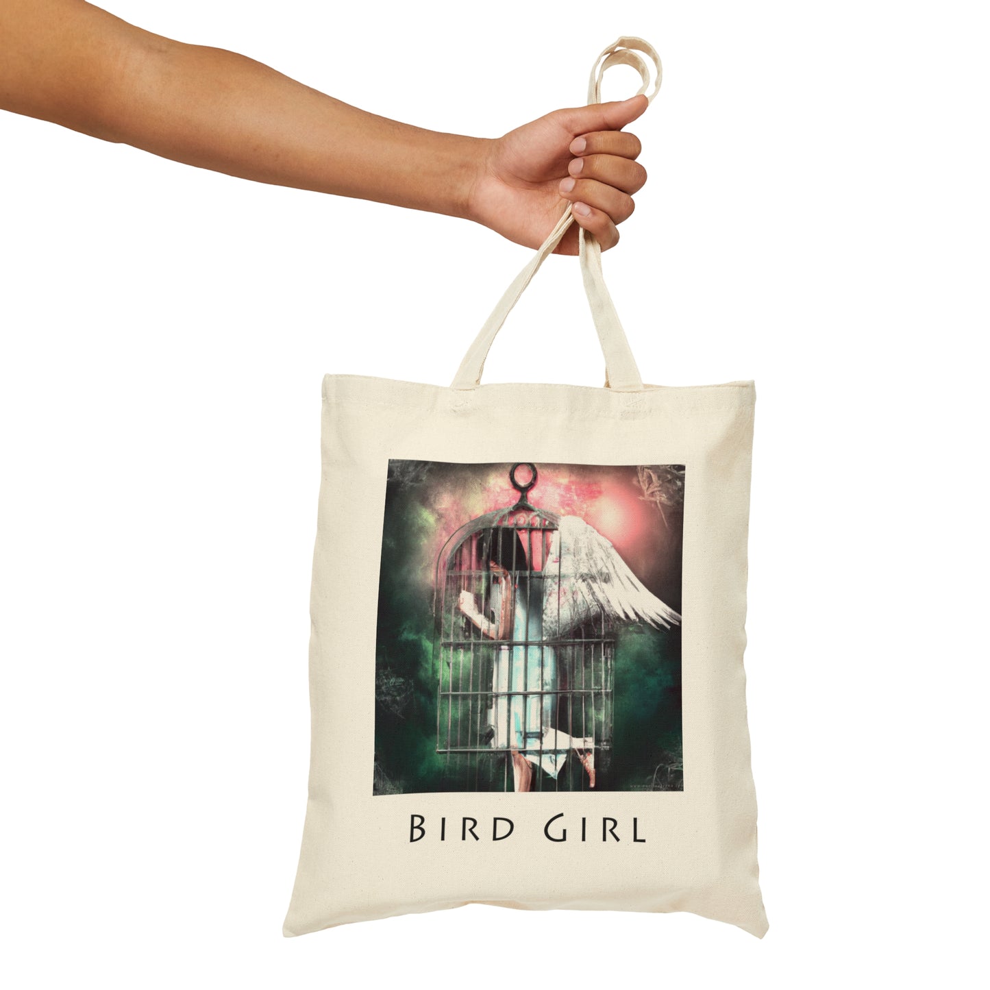 Bird Girl Tote Bag