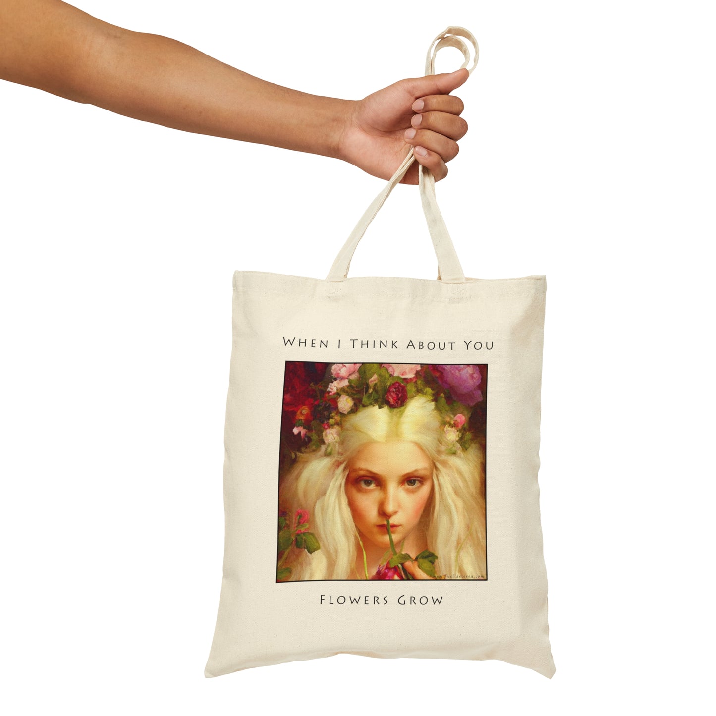 Flowers Grow Tote Bag