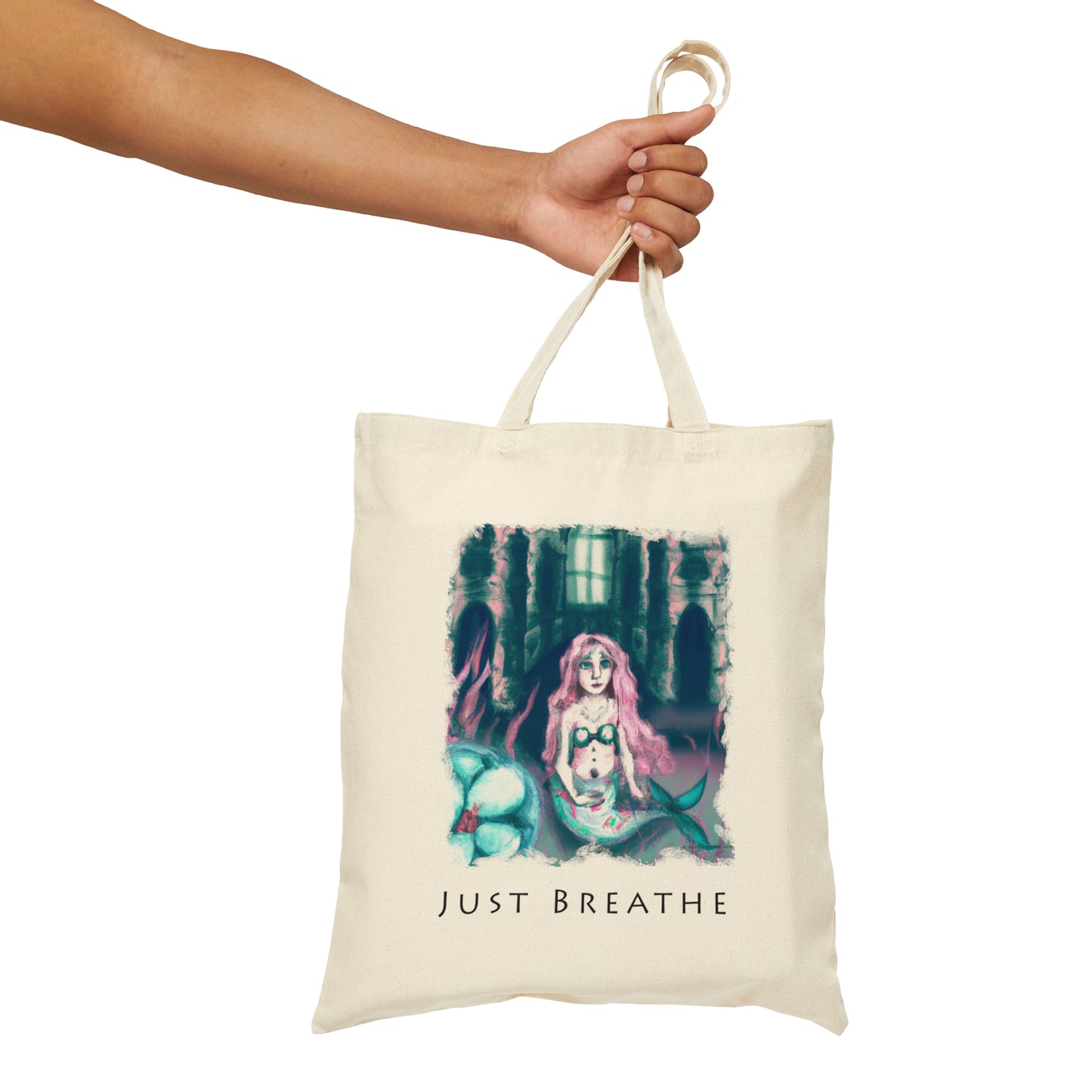 Just Breathe Tote Bag