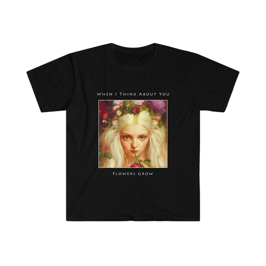 Flowers Grow Dark Unisex T-Shirt