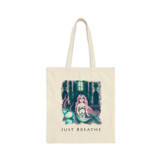 Just Breathe Tote Bag